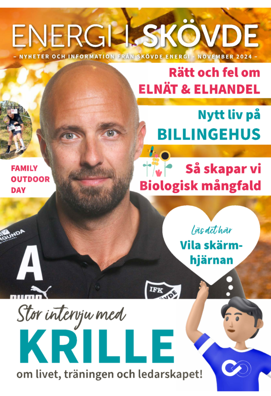 Omslag kundtidning Energi i Skövde utgåva 1 2024