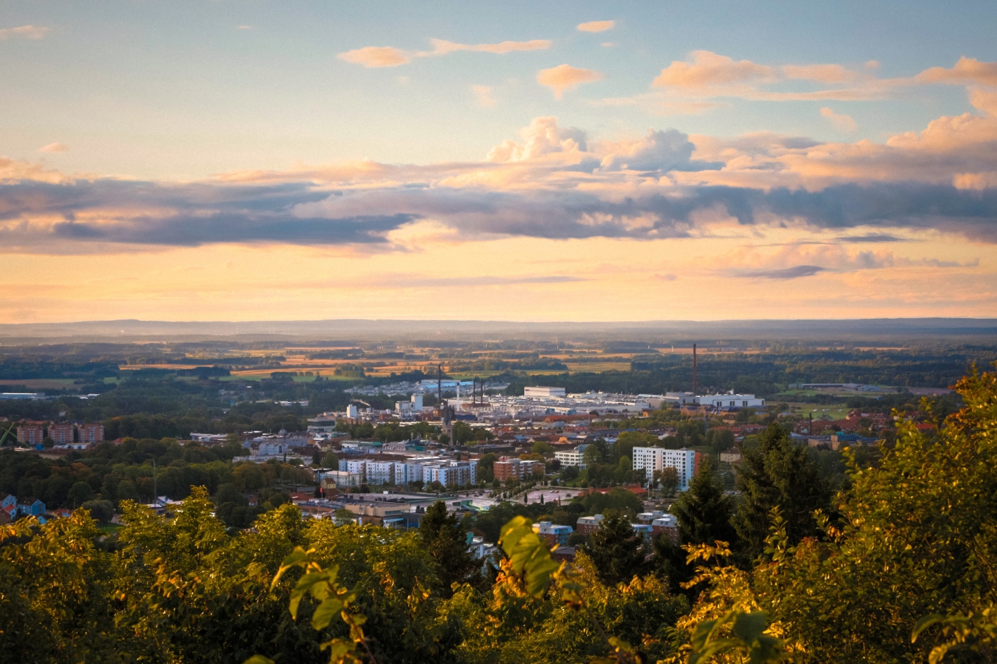 Vy över Skövde. Foto: Mårten Bergkvist