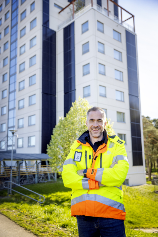 Bild på Tobias Nilsson, teknisk chef p Skövdebostäder