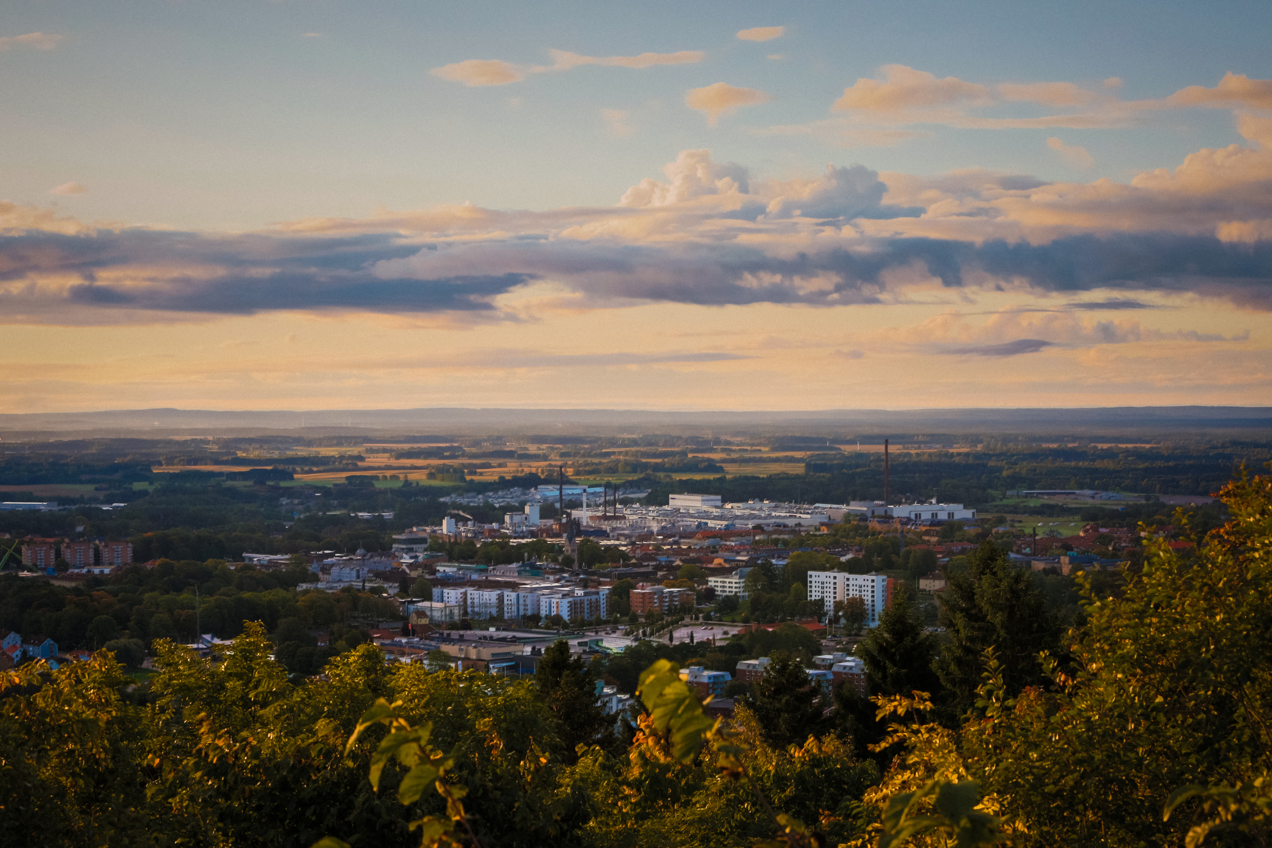 Vy över Skövde. Foto: Mårten Bergkvist